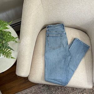 GAP Light Blue classic straight, high-rise Jeans for Women